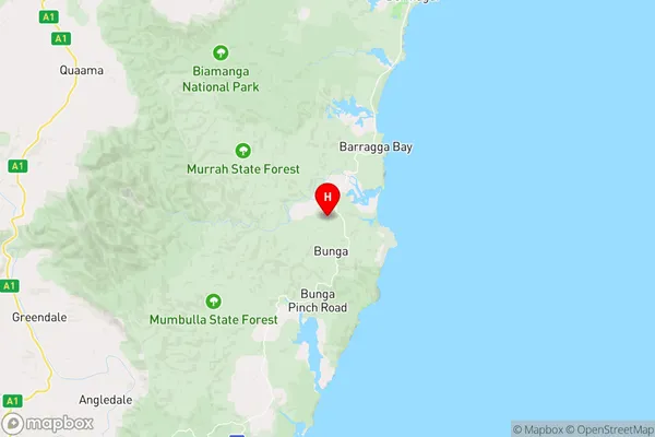 Murrah,New South Wales Area Map