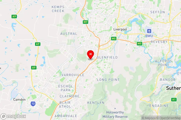 Bardia,New South Wales Area Map