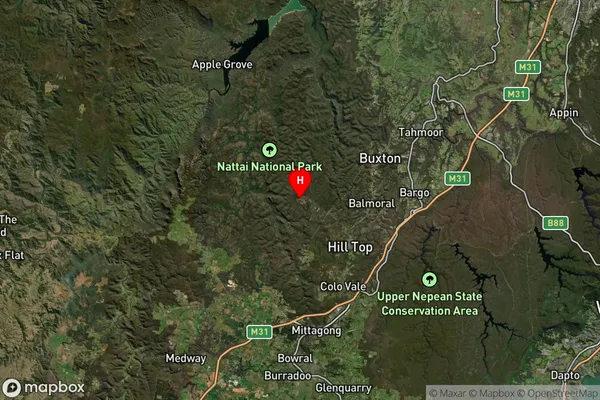 Wattle Ridge,New South Wales Satellite Map