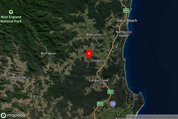 Utungun,New South Wales Satellite Map