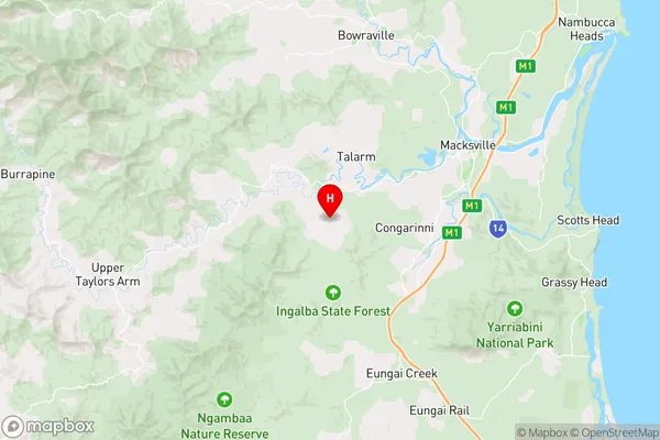 Utungun,New South Wales Area Map