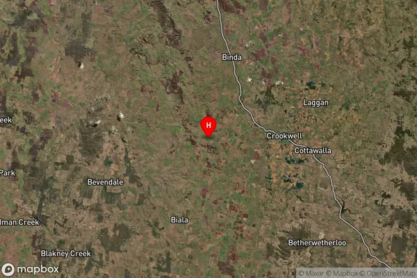 Lost River,New South Wales Satellite Map