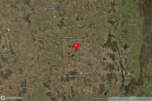 Pejar,New South Wales Satellite Map