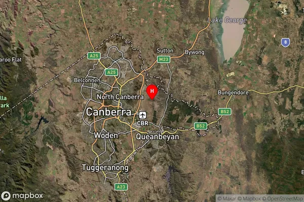 Majura,Australian Capital Territory Satellite Map