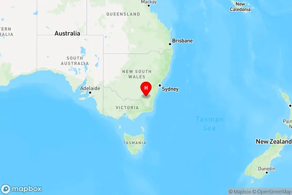 Cooleman,New South Wales Region Map