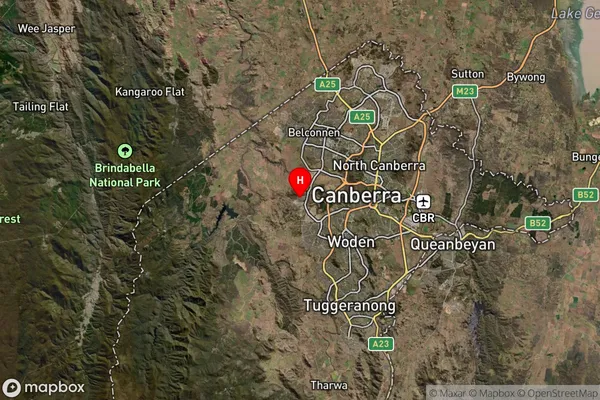 Denman Prospect,Australian Capital Territory Satellite Map