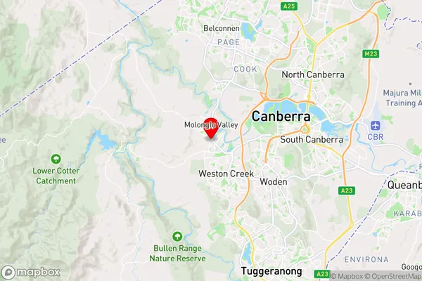 Wright,Australian Capital Territory Area Map