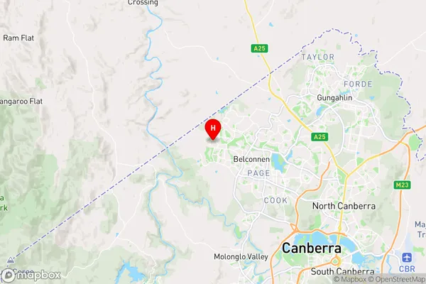 Macnamara,Australian Capital Territory Area Map