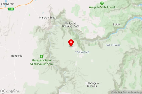 Tolwong,New South Wales Area Map