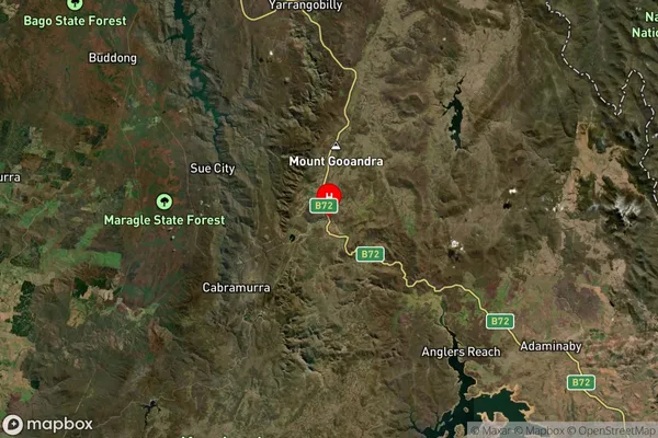 Kosciusko National Park,New South Wales Satellite Map