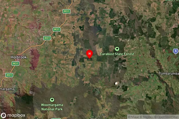 Yarara,New South Wales Satellite Map