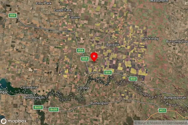 Hopefield,New South Wales Satellite Map