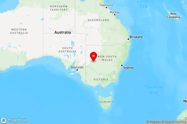 Pan Ban,New South Wales Region Map