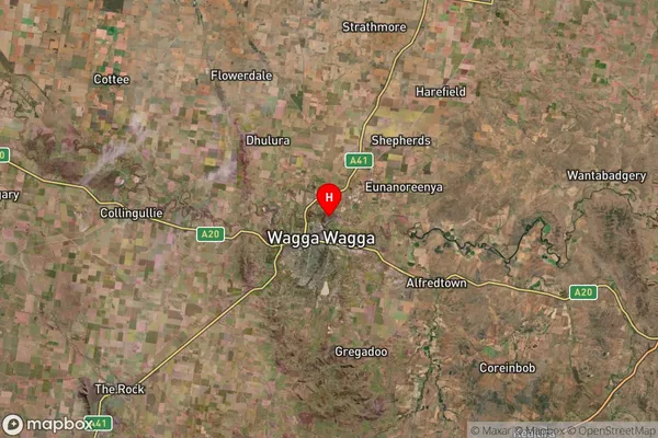 North Wagga Wagga,New South Wales Satellite Map