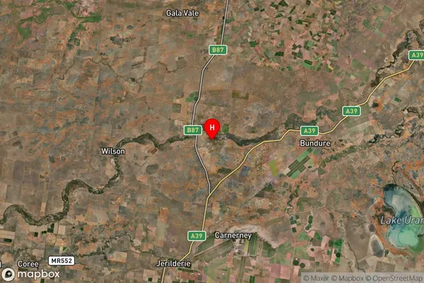 Bundure,New South Wales Satellite Map