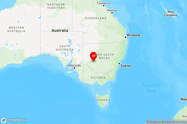 Clare,New South Wales Region Map