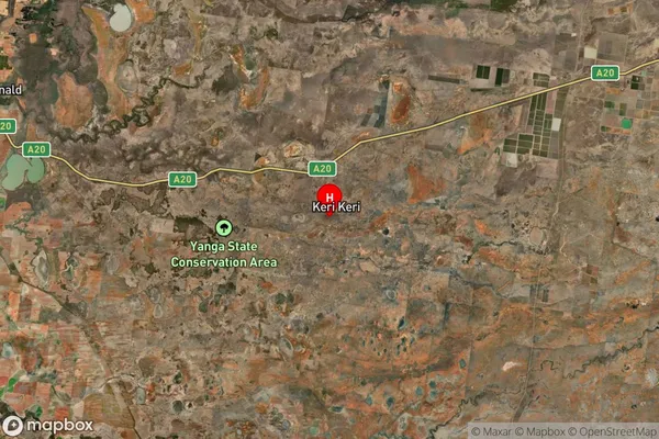 Keri Keri,New South Wales Satellite Map