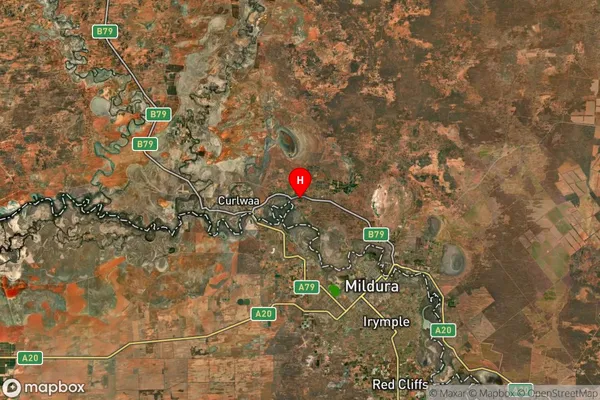 Coomealla,New South Wales Satellite Map