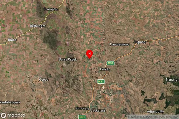 Burra Creek,New South Wales Satellite Map