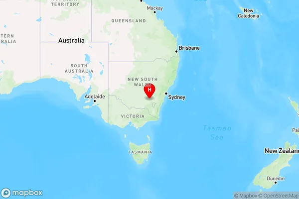 Cooneys Creek,New South Wales Region Map