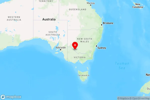 Tooranie,New South Wales Region Map