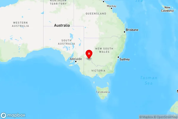 Mallee,New South Wales Region Map