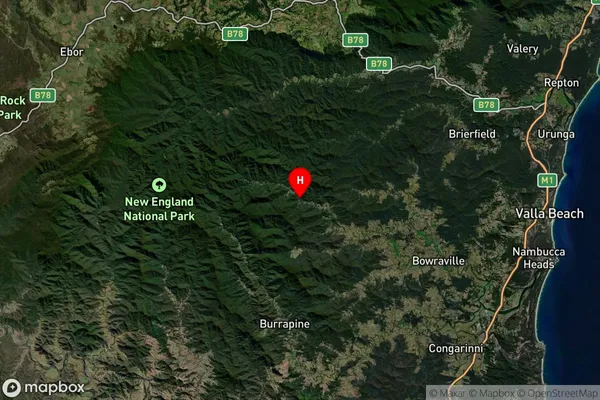 Girralong,New South Wales Satellite Map