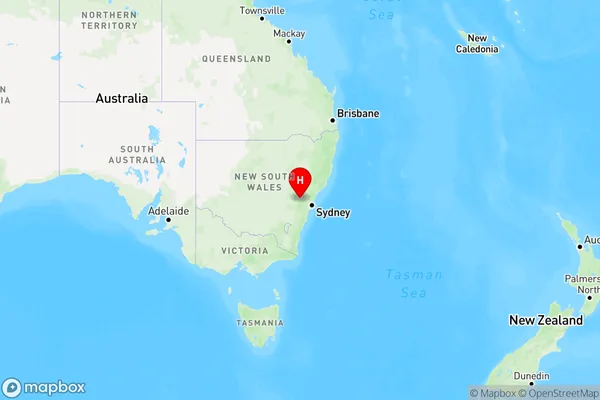 Pottery Estate,New South Wales Region Map