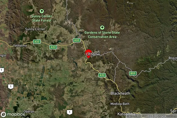 South Littleton,New South Wales Satellite Map