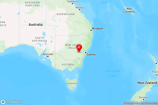 Roseberg,New South Wales Region Map