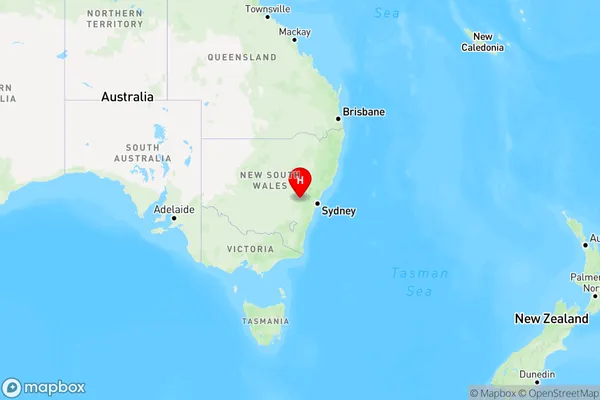 Tannas Mount,New South Wales Region Map