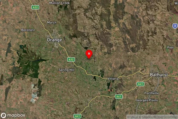 Byng,New South Wales Satellite Map