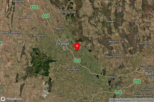 Emu Swamp,New South Wales Satellite Map