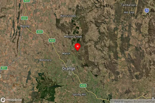 Summer Hill Creek,New South Wales Satellite Map