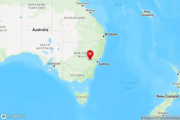 Waldegrave,New South Wales Region Map