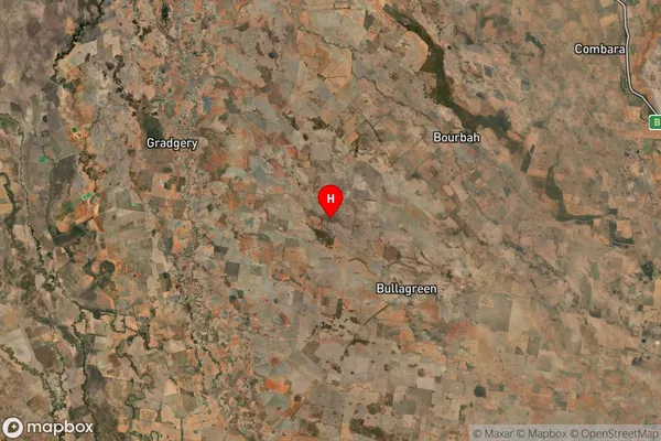 Bullagreen,New South Wales Satellite Map