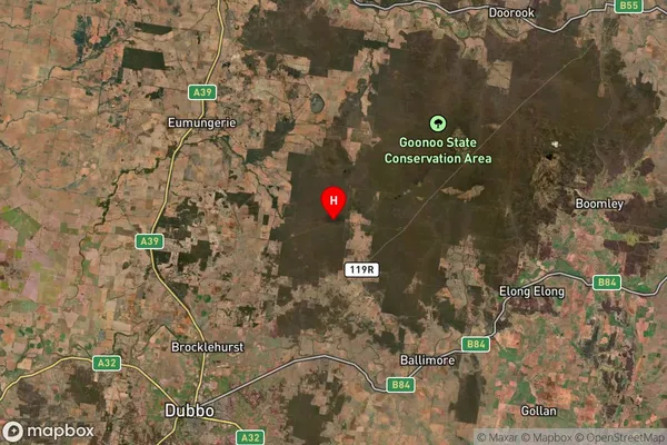 Goonoo Forest,New South Wales Satellite Map