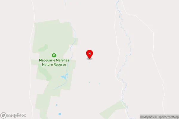 Macquarie Marshes,New South Wales Area Map