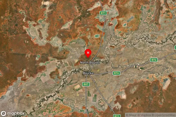 North Bourke,New South Wales Satellite Map