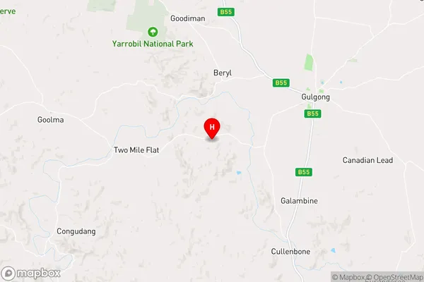 Guntawang,New South Wales Area Map