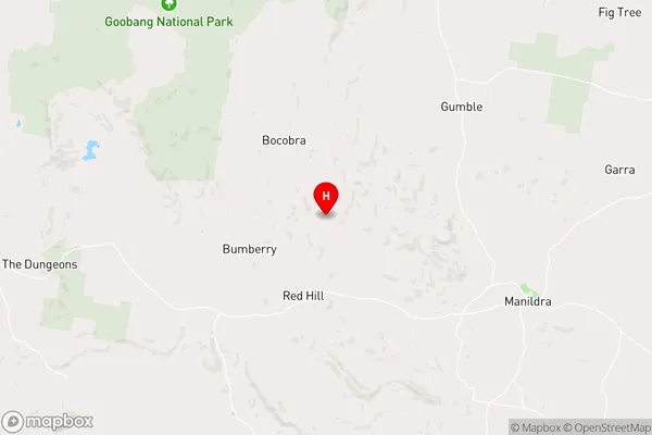 Bocobra,New South Wales Area Map