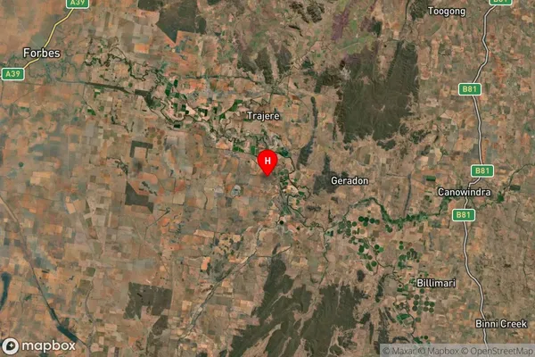 Paytens Bridge,New South Wales Satellite Map