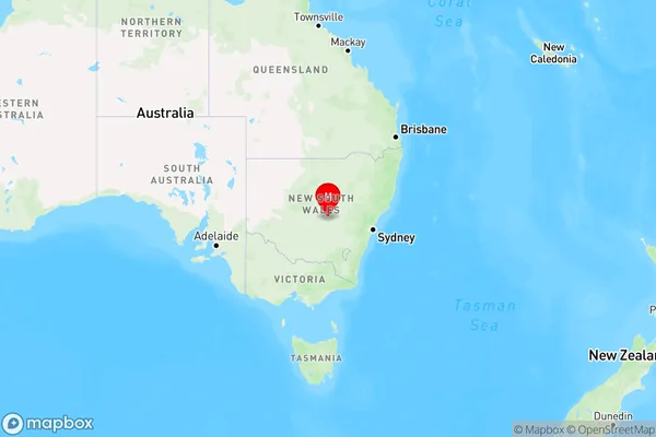 Yarrabandai,New South Wales Region Map