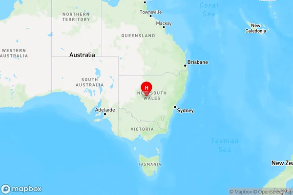 Gilgunnia,New South Wales Region Map