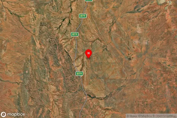 Fowlers Gap,New South Wales Satellite Map