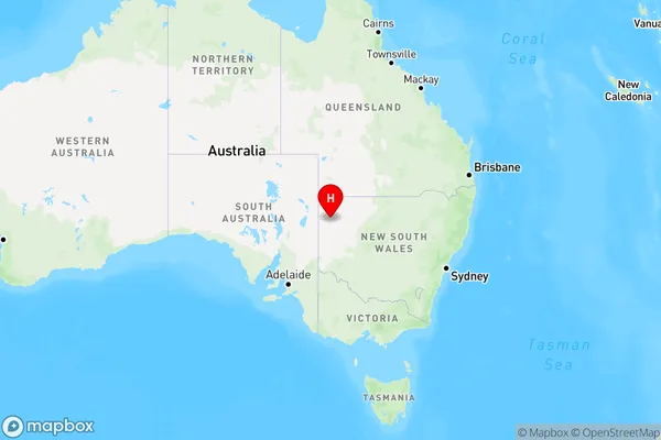 Packsaddle,New South Wales Region Map