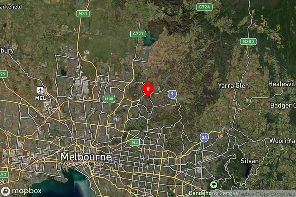 St Helena,Victoria Satellite Map