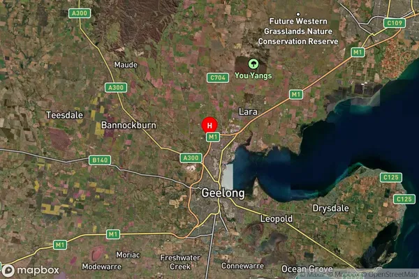 Lovely Banks,Victoria Satellite Map
