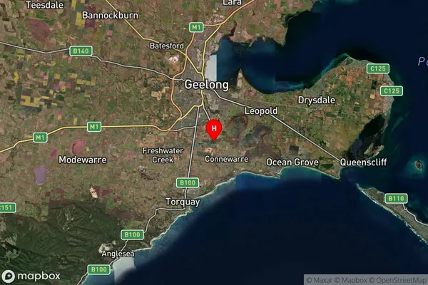 Armstrong Creek,Victoria Satellite Map