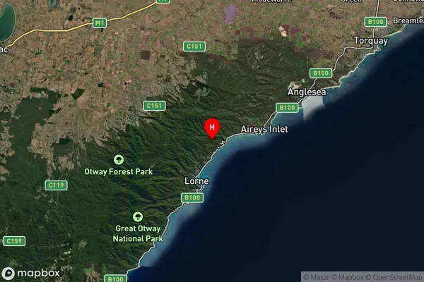 Big Hill,Victoria Satellite Map